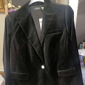 Lauren Ralph Lauren Plus Size Velvet Blazer